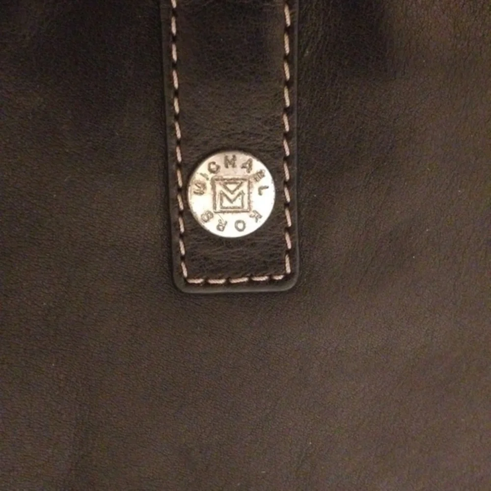 👛 MICHAEL KORS  👛 vintage black leather bag